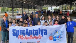 Pınarbaşı Mahallesinde spor ve cümbüş bir ortada