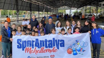 Pınarbaşı Mahallesinde spor ve cümbüş bir ortada