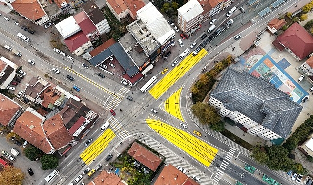Tramvay çizgisinde yaya güvenliği için değerli çalışma