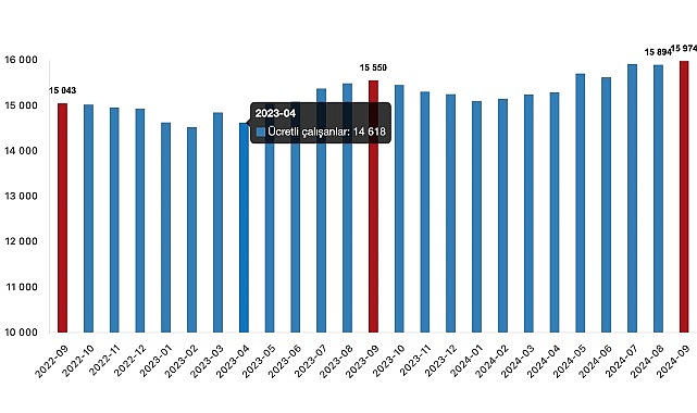 Tüik: Fiyatlı çalışan sayısı yıllık %2,7 arttı