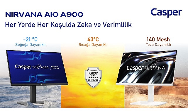Türkiye’nin Dayanıklılık Sertifikasına Sahip Birinci Bilgisayarı Casper AIO A900 Satışa Çıktı!