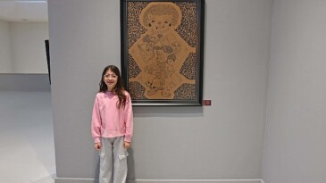 11 yaşındaki genç yetenek Mina Savural birinci standını açtı