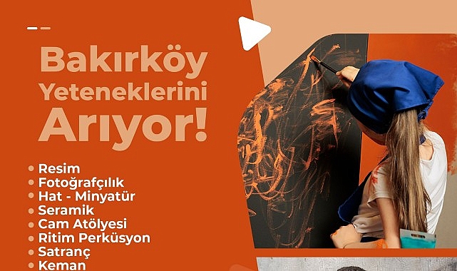 Bakırköy Belediyesi Etüt Merkezi Yeni Yetenekler Yetiştirmek İçin Müracaatlara Başladı