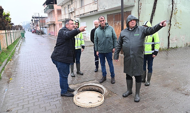 Büyükşehir ve MASKİ Grupları Şiddetli Yağışa Karşı Alanda