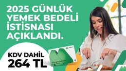 Çalışanların günlük yemek fiyatı 2025’te yüzde 10 KDV dahil 264 TL olacak