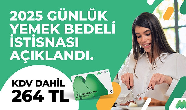 Çalışanların günlük yemek fiyatı 2025’te yüzde 10 KDV dahil 264 TL olacak