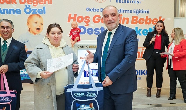 Canik’te Anne Adaylarına Bebek Takviye Paketi