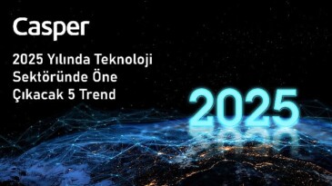 Casper 2025 Yılına Damga Vuracak 5 Teknolojik Trendi Sıralıyor
