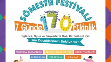 Çeşme Belediyesi’nden çocuklara renkli Sömestr Festivali!