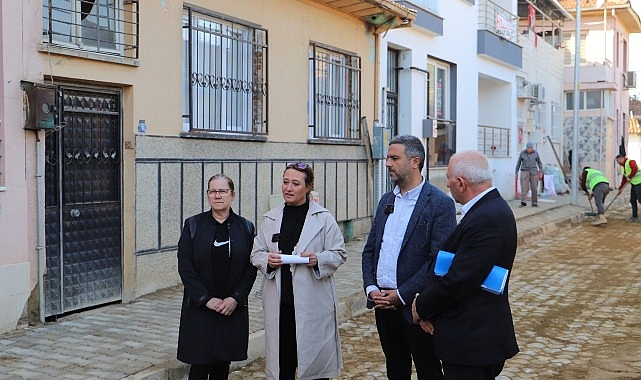 Fen işleri takımları Türkmen Mahallesi’nde sürat kesmeden çalışıyor