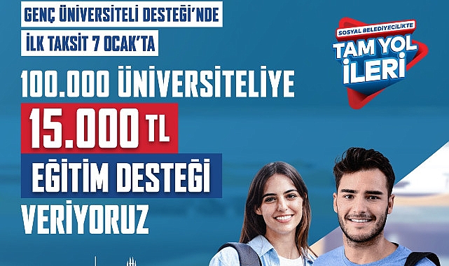 İBB’nin üniversiteli öğrencilere verdiği ‘Genç Üniversiteli Eğitim Desteği” müracaatları sonuçlandı.