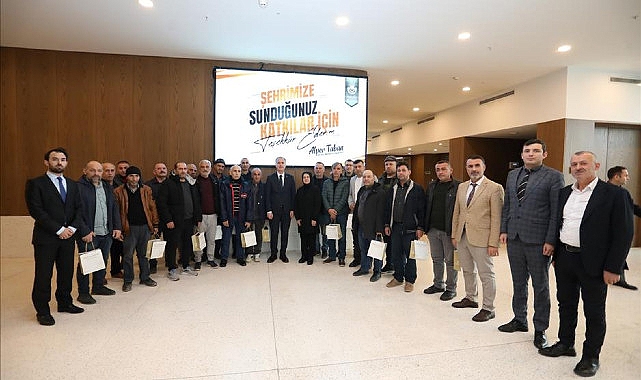 İnegöl Belediyesi’nden Emekli Olan Çalışanlara Vefa