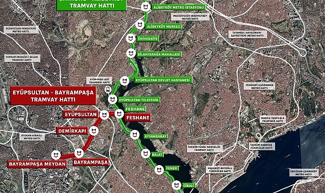 İstanbul’un Yeni Raylı Sistemi: Eyüpsultan – Bayrampaşa Tramvay Sınırının İmali Sürüyor