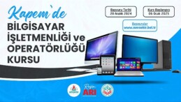 KAPEM’de Bilgisayar İşletmenliği Ve Operatörlüğü Kursu