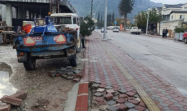 Kemer’de altyapı çalışmaları sürüyor