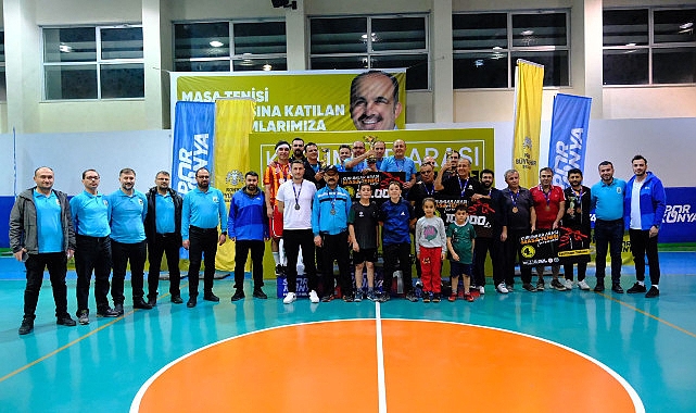 Konya’da “Kurumlar Ortası Masa Tenisi Turnuvası” Heyecanı Yaşandı