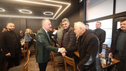 Lider Büyükakın, Seymen esnafıyla buluştu
