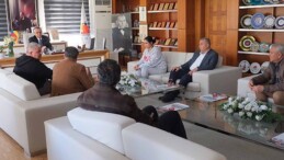 Lider Topaloğlu’na teşekkür ziyareti