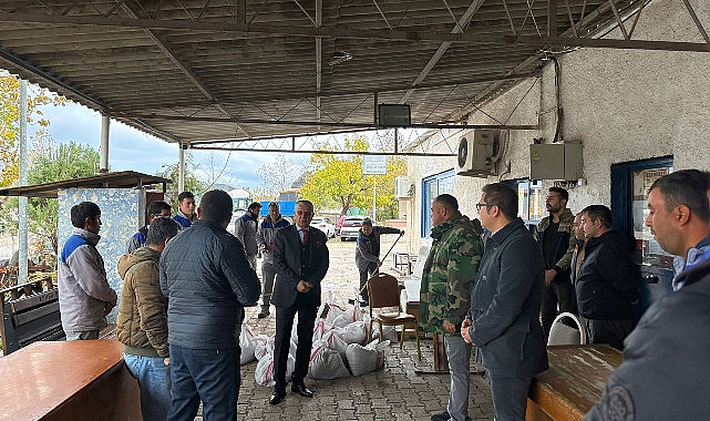 Lider Topaloğlu’ndan belediye çalışanına teşekkür ziyareti