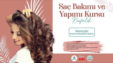Saç Bakımı ve Yapımı Kursu (Kuaförlük) Açılacak