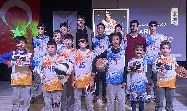 Ulusal basketbolcu Tarık Biberovic, İNO Barstow Okulları “İlham Verenler Konferansı”nda gençlerle buluştu