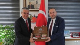 Uşak Belediye Başkanı Özkan Yalım’dan Başkan Topaloğlu’na ziyaret