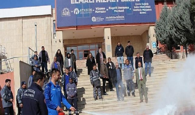 Antalya Büyükşehir Belediyesi’nden Personel İçin Yangın Farkındalık ve Müdahale Eğitimleri