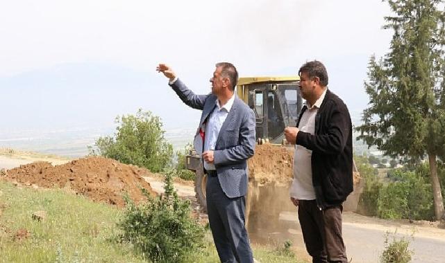 Aydın Büyükşehir Belediyesi’nin Yenipazar Yolu Çalışmaları Hız Kesmeden Devam Ediyor
