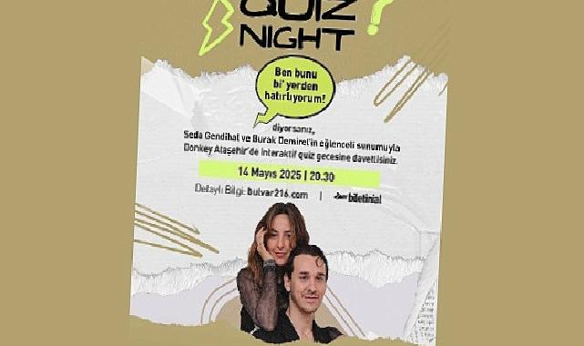 Bulvar 216’da Eğlence Dolu Quiz Gecesi