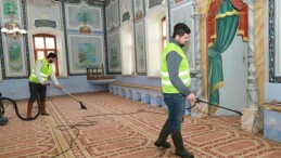 Burhaniye Belediyesi’nden Mescitlerde Ramazan Hazırlığı