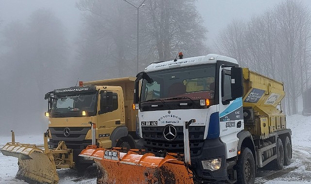 Büyükşehir ağır kar yağışına karşı teyakkuzda