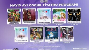 Fişekhane’de Çocuklar İçin Renkli Tiyatro Ayı