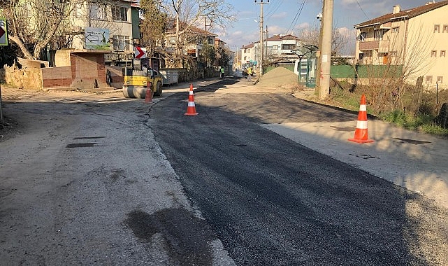 Gebze Cumaköy’de yol tamiri