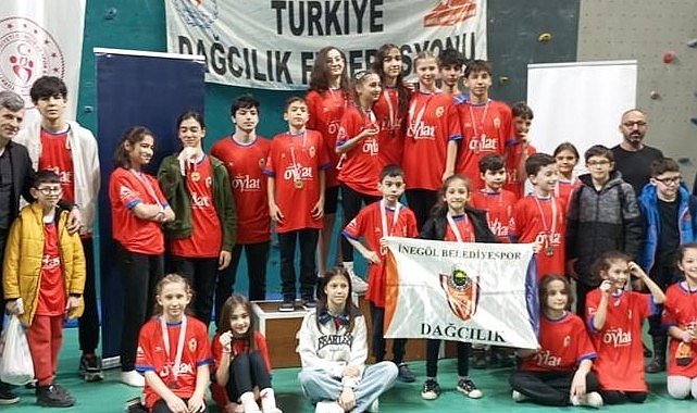İnegöllü Dağcılık Branşı Takımlarından 40 Madalya