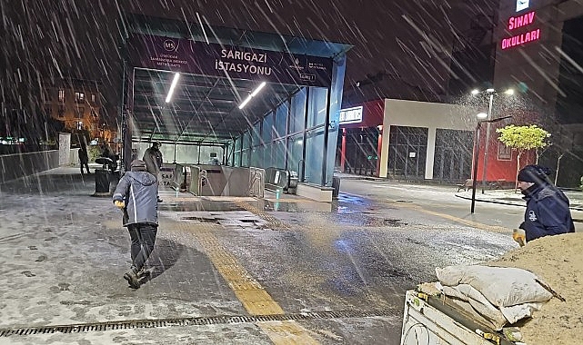 İstanbul’da Karla Uğraş
