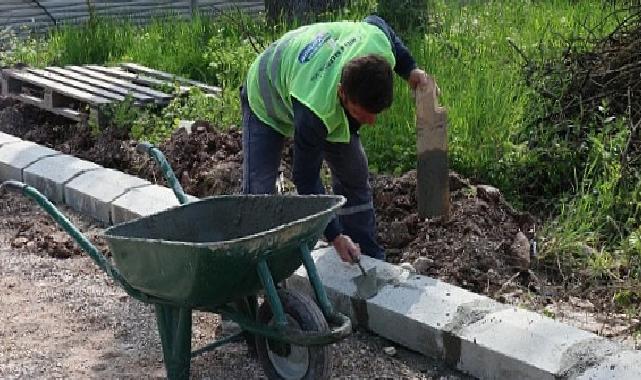 Kartepe Belediyesi Fen İşleri Müdürlüğü’nden Acısu Mahallesi’nde Parke Onarım Çalışmaları