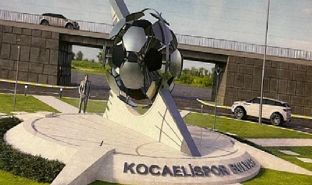 Kocaeli Büyükşehir Belediyesi’nden Stadyum Yakınlarındaki Kavşaklara Görsel ve İşlevsel Yenilikler