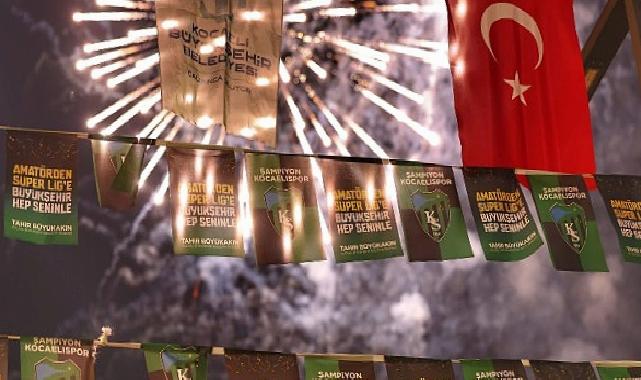 Kocaelispor’un Şampiyonluk Gecesi Coşku Dolu Anlar Yaşattı