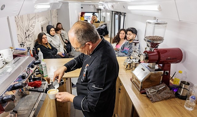Konak’ta taşınabilir barista eğitimleri başladı