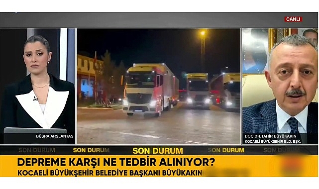 Lider Büyükakın: Sarsıntı bölgesinden elimizi çekmedik