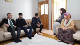 Lider Büyükakın’dan, Erol Sert’in ailesine taziye ziyareti