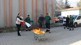 Manavgat ve Kemer’de yangın söndürme tatbikatı