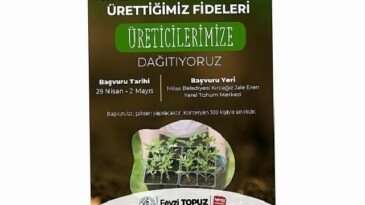 Milas Belediyesi’nden Ata Tohumu ve Sebze Fidesi Dağıtımı Projesi