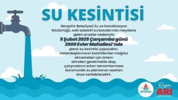 Nevşehir 2000 Konutlar Mahallesi’nde Su Kesintisi