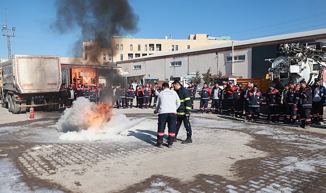 Nevşehir İtfaiyesi’nden Muhafaza, Kurtarma ve Söndürme Eğitimleri