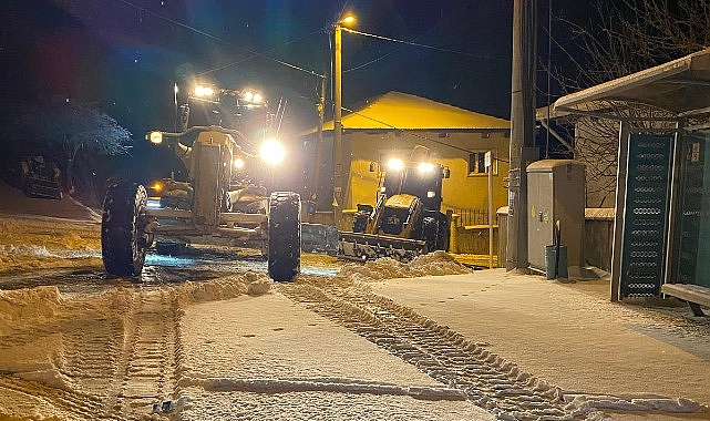 Nilüfer’de gruplar karla çaba için misyon başında
