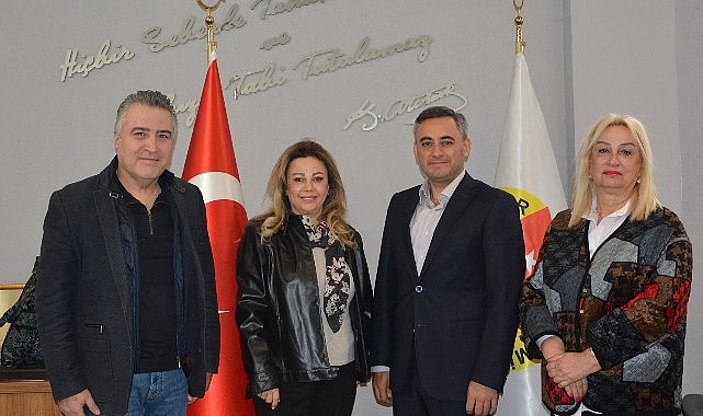 ODTÜ Ege Mezunlar Derneği Başkanı ve İzmir Kent Kurulu Lider Adayı Özgür Topaç, İzmir Gazeteciler Cemiyeti’ni ziyaret etti