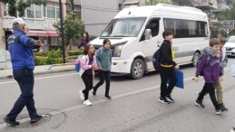 Okul giriş ve çıkışları zabıta ile daha inançlı