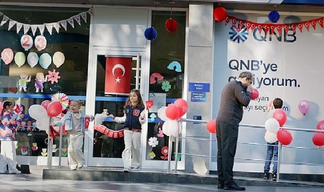 QNB’den 23 Nisan Coşkusunu Şube Süslemeleriyle Kutlama
