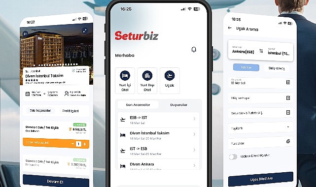 Seturbiz ile iş seyahatlerinizi artık mobilden planlayabilirsiniz
